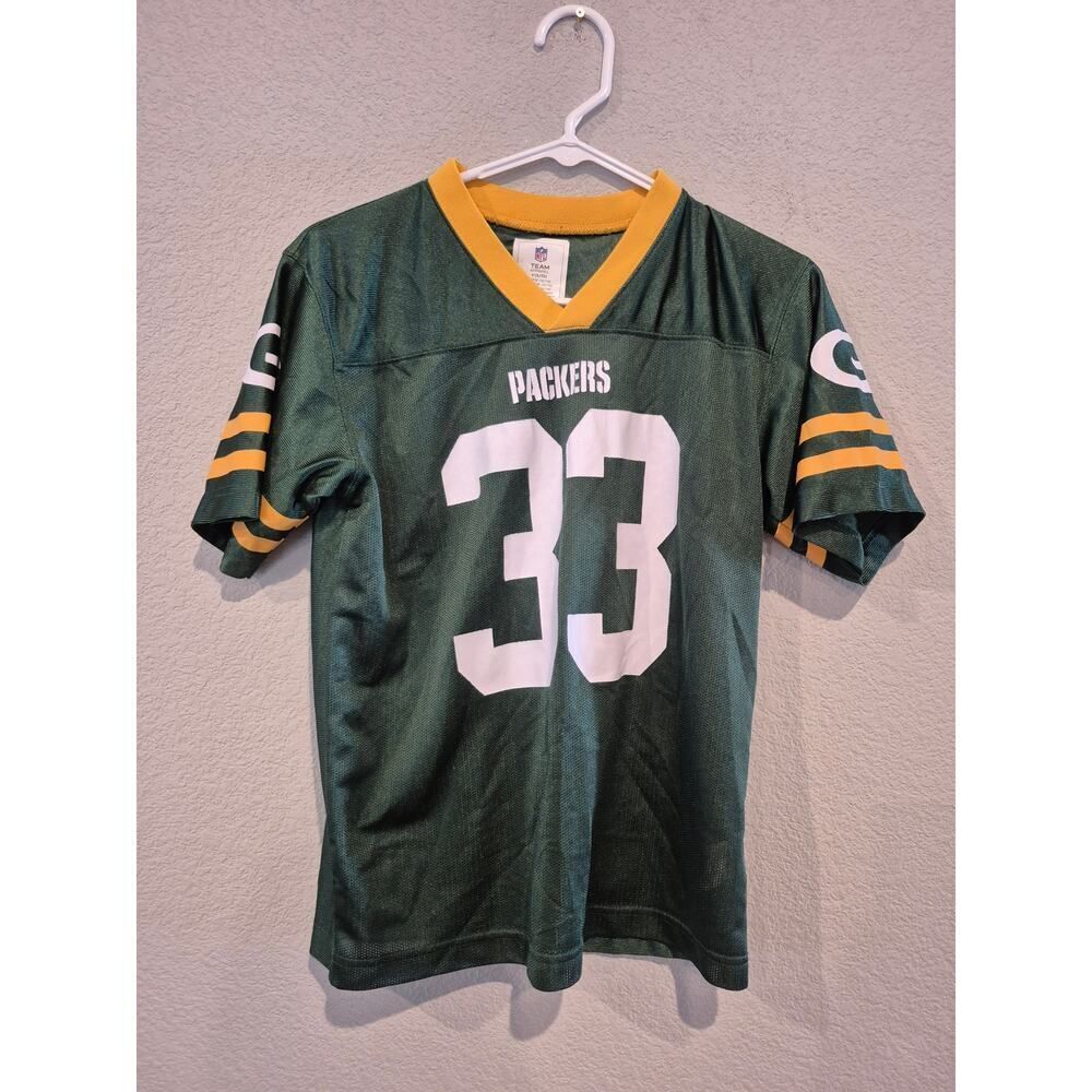 NFL Apparel Youth Large (12/14) Green Bay Packers Football Jersey Green